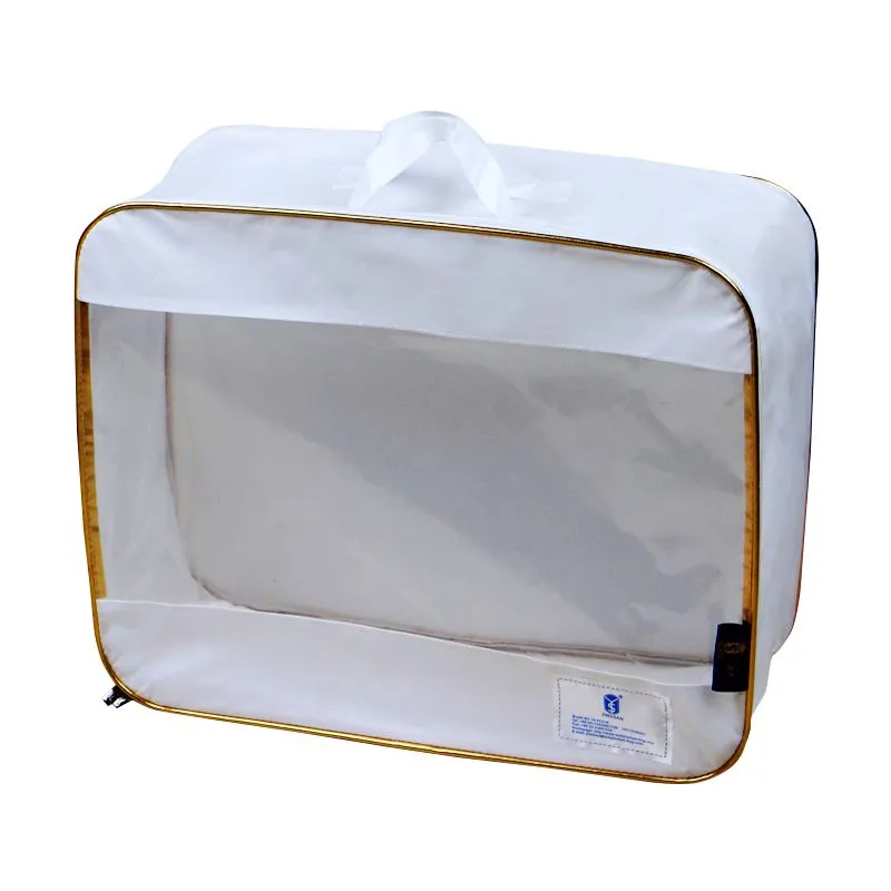 4 Stück Bettwäsche-Aufbewahrungstasche